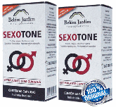 SEXOTONE - Estimulante Sexual - Promoção - 2 frascos com 60 cápsulas cada